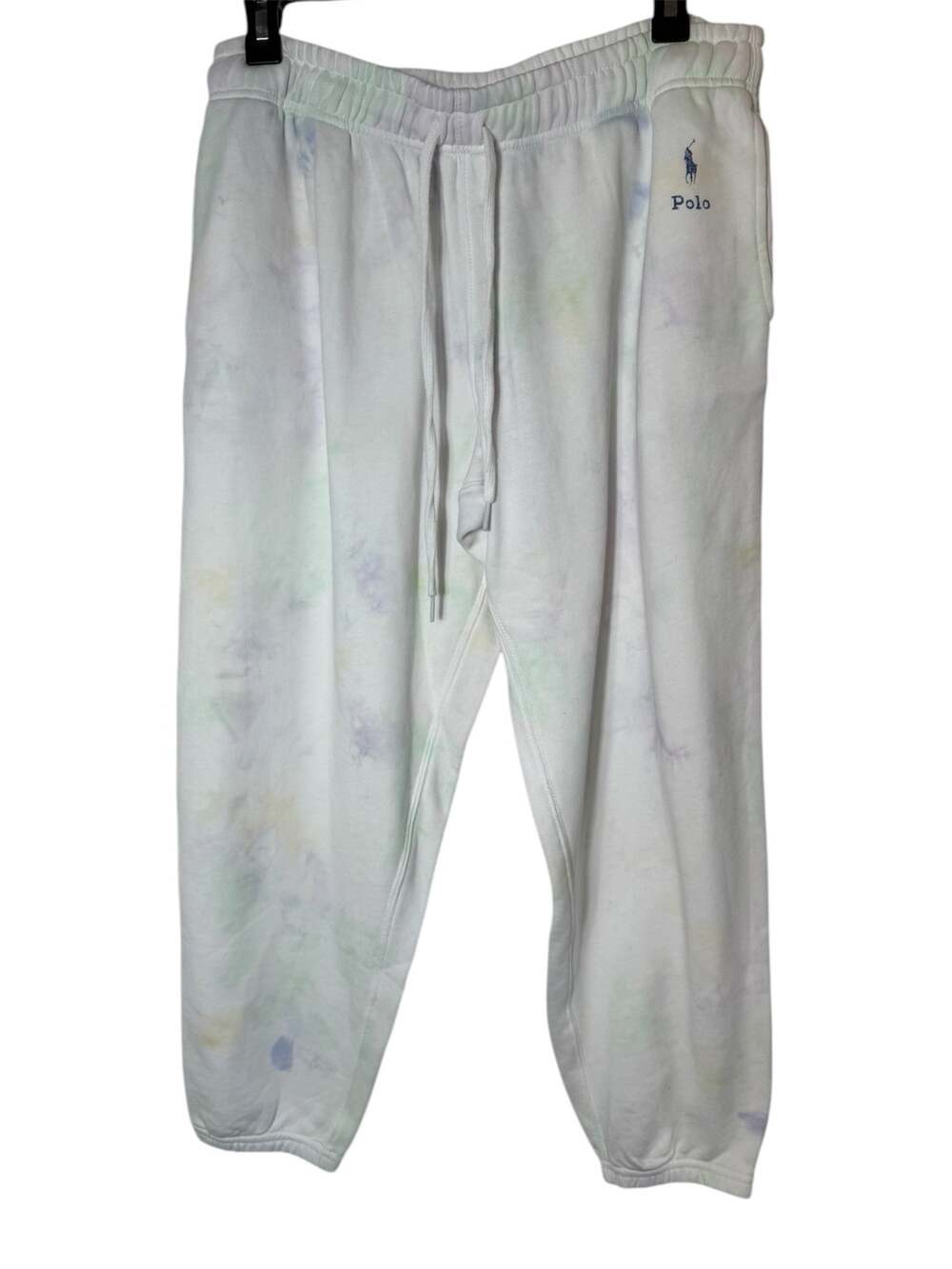 NWT $128 Polo Ralph Lauren Girls Sz L Pastel Paint Soft Sweat Pant Joggers *